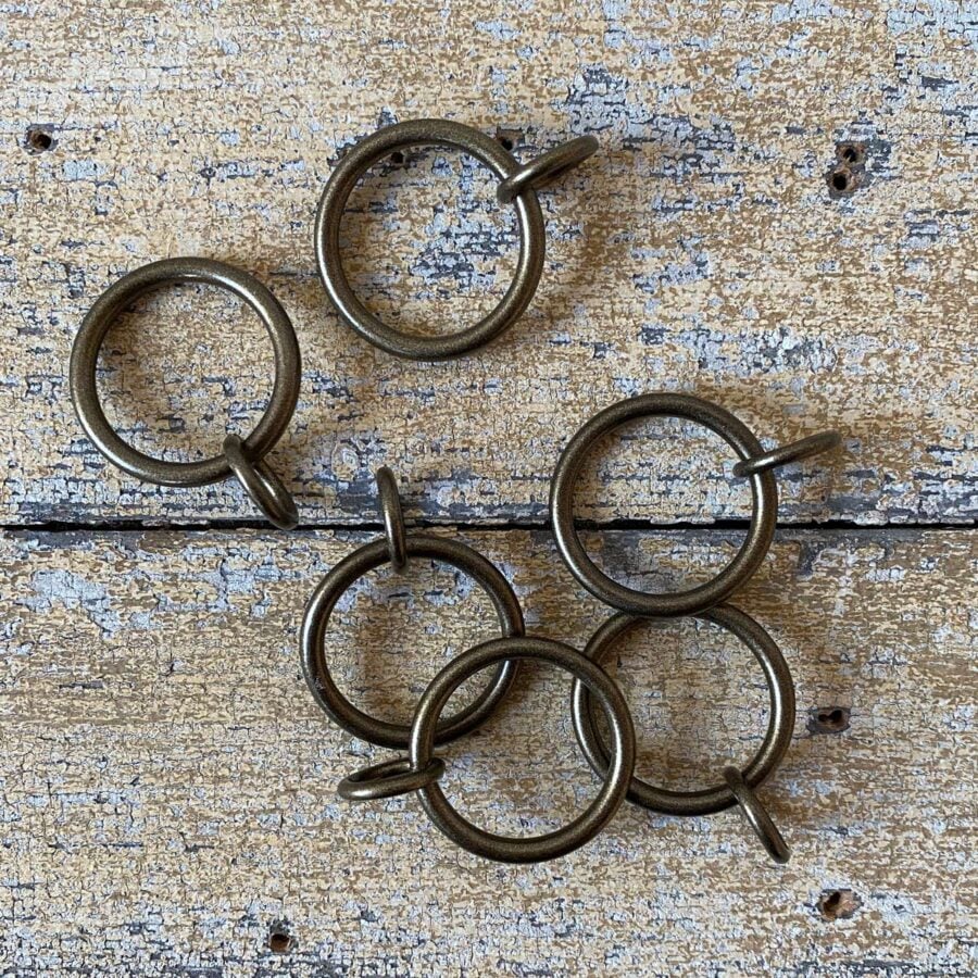 Spare Curtain Rings 19mm Bronze
