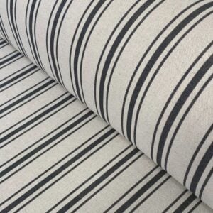 Extra Wide Hendrick Stripe- Charcoal