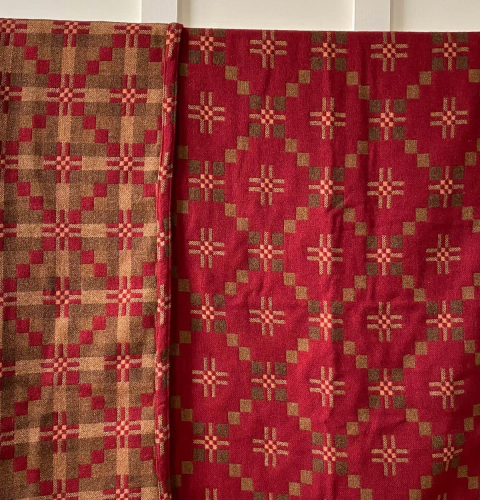 St David's Cross Welsh Throw - Chestnut - Image 3