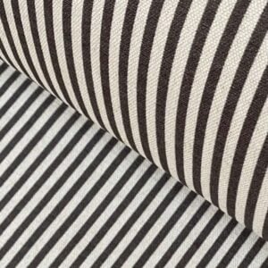Etta Stripe - Barely Black - Image 1