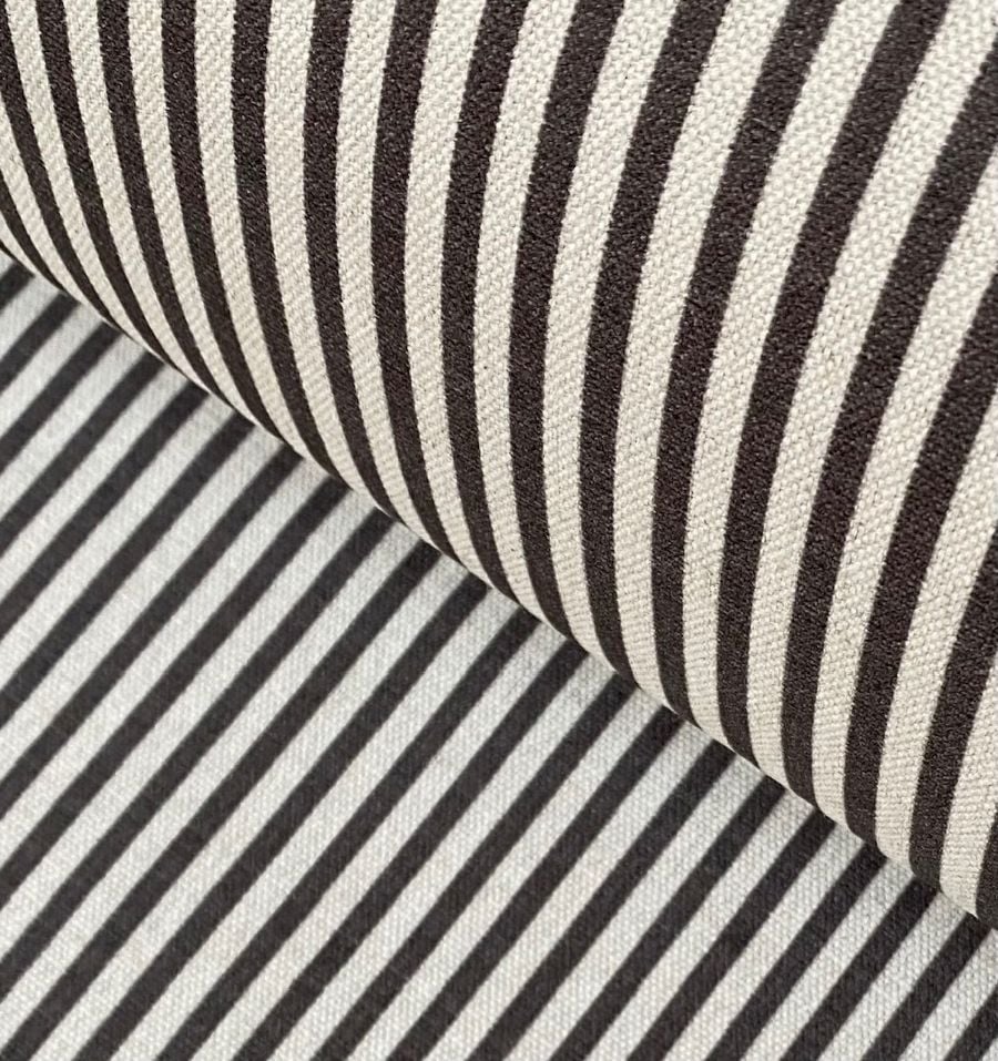 Etta Stripe - Barely Black - Image 1