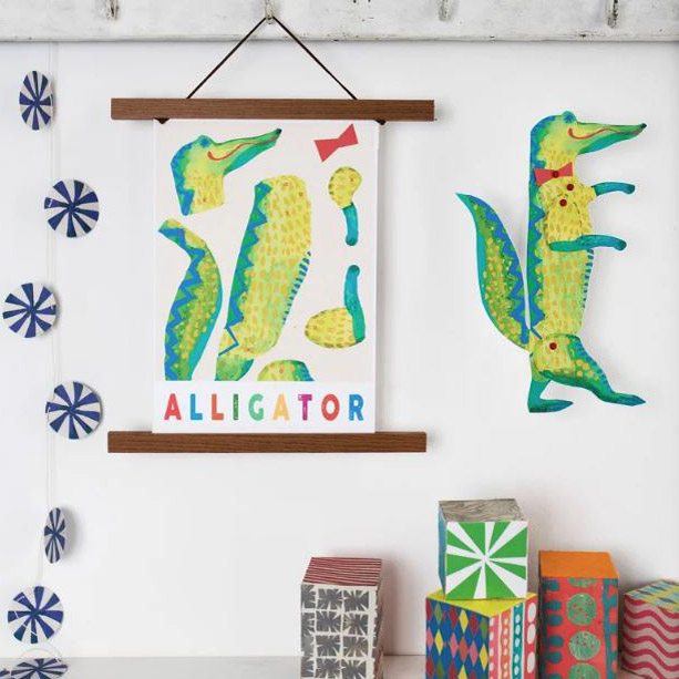 Alligator - Cut out & make paper puppet - Image 3