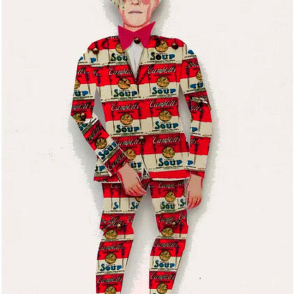 Andy Warhol - Cut out & make paper puppet - Image 2