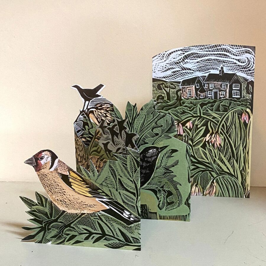 Angela Harding Set of Three Folding Cards - Image 3