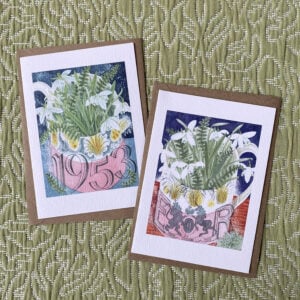 Angie Lewin Notecards - Coronation Mug - Image 2