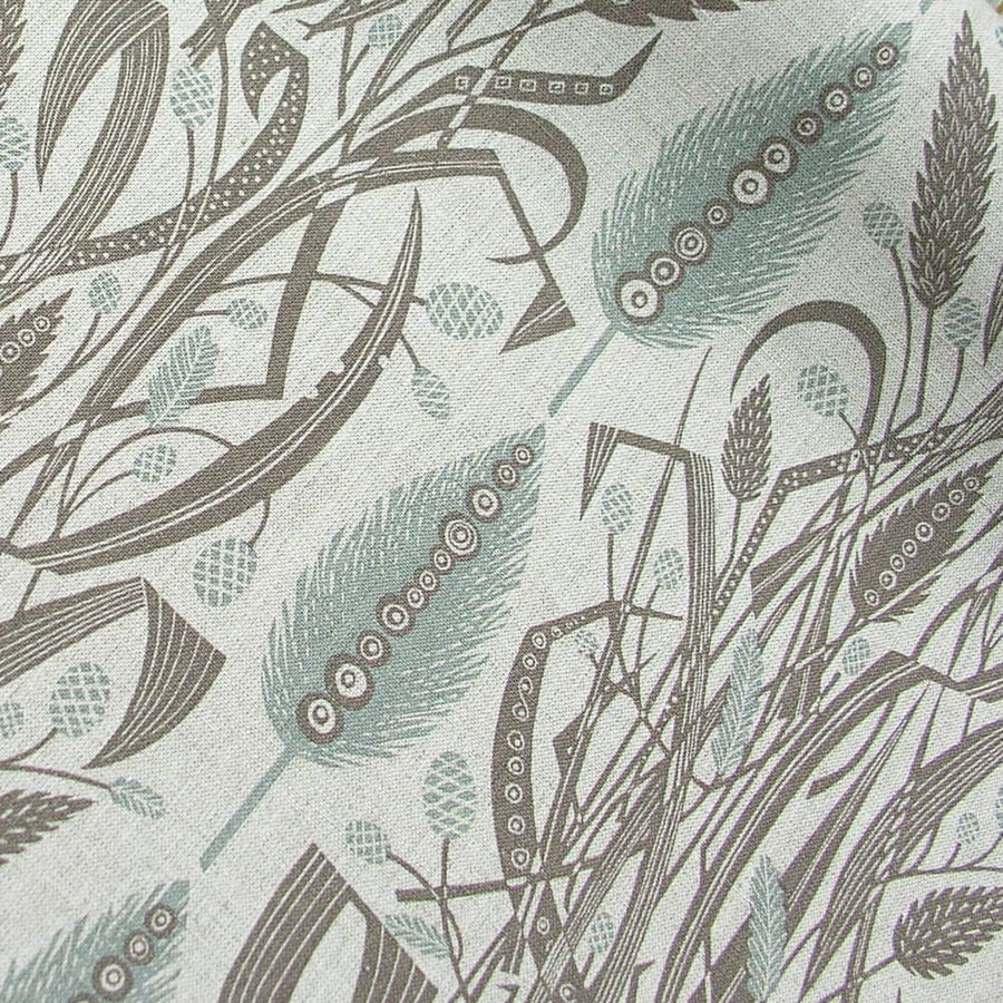 Angie Lewin Meadow's Edge - Dawn Grey & Charcoal - Image 1