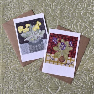 Angie Lewin Notecards - Auriculas - Image 2