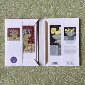 Angie Lewin Notecards - Auriculas - Image 3