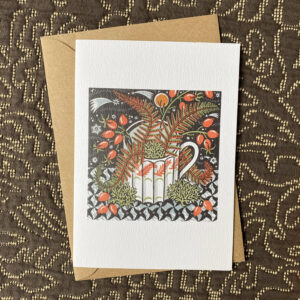Angie Lewin Notecards - Fern Cup - Image 3