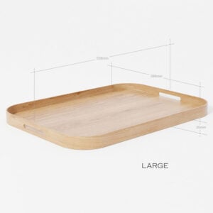 Rectangular Natural Oak Tray - Image 4