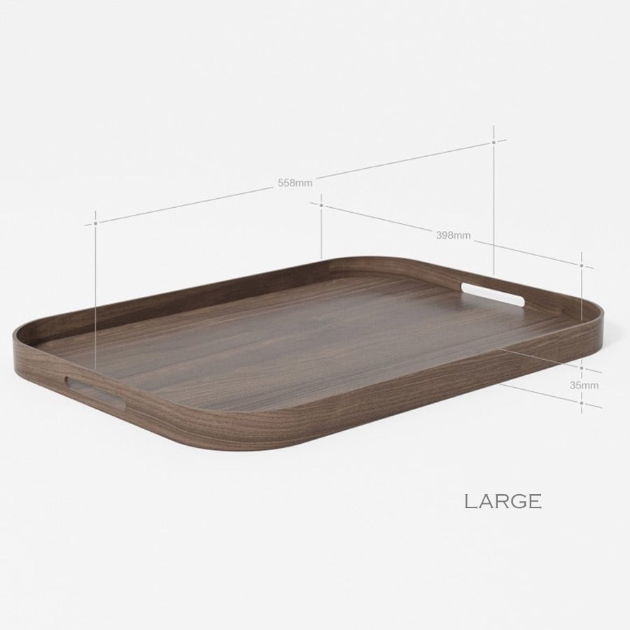 Rectangular Walnut Tray - Image 4