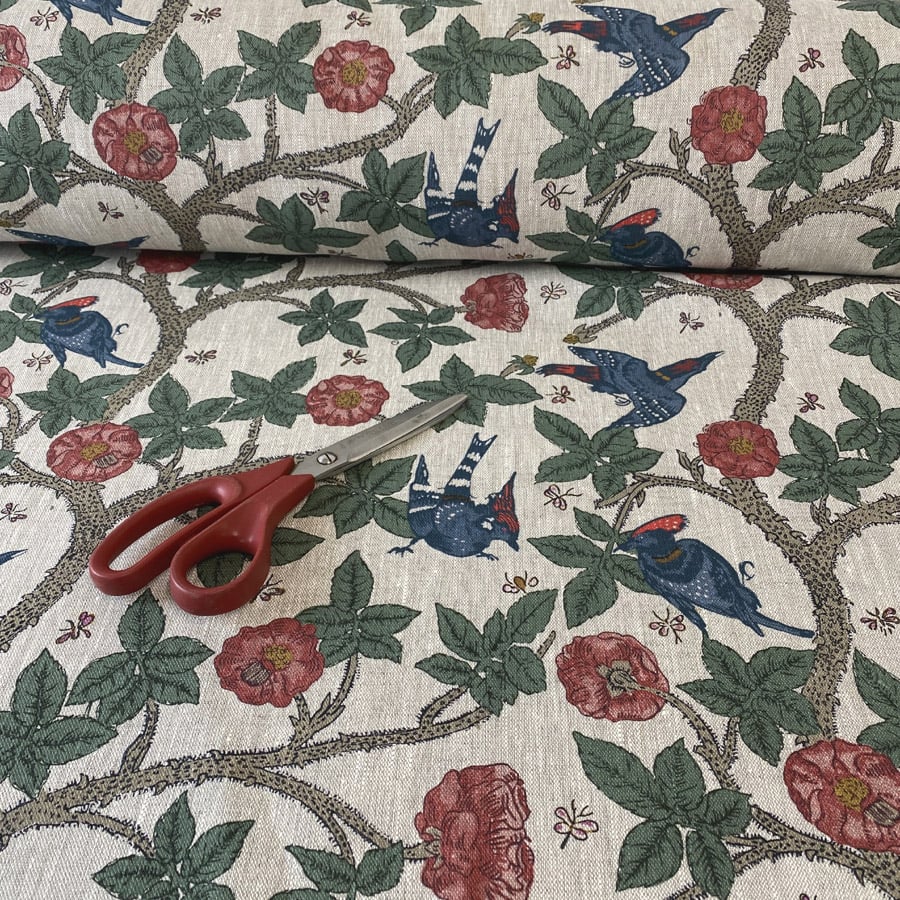 Bird and Briar Linen Print - Image 4