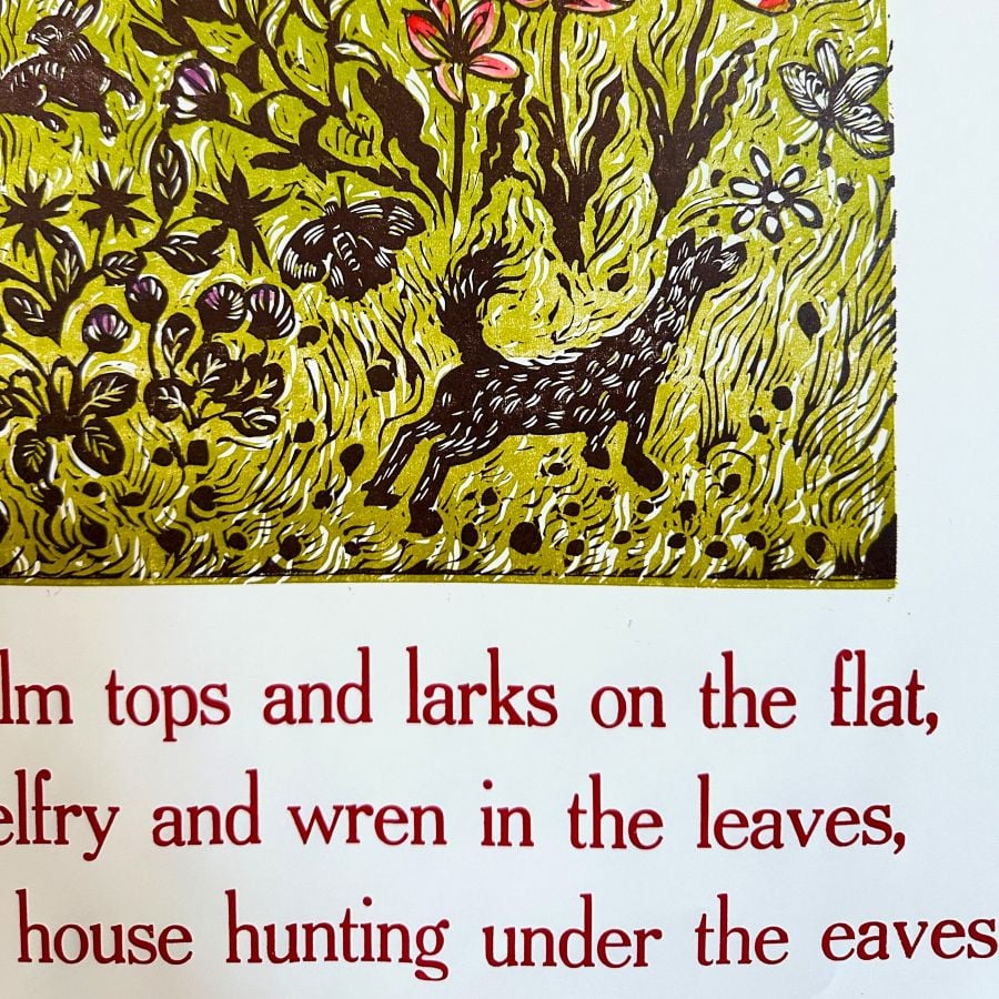 Birds will be house hunting soon, Letterpress Poster - Image 3