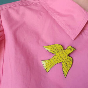 Enamel Badge - Bird - Image 2