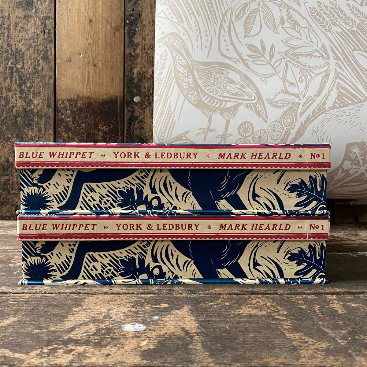 Mark Hearld Blue Whippet Box File - Image 3