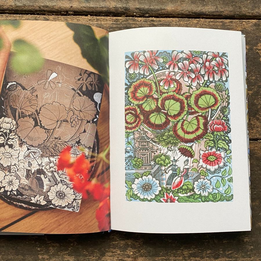 The Book of Garden Flowers by Christopher Stocks & Angie Lewin - Image 3