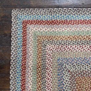 Braided Organic Jute Rug - Carnival - Image 1