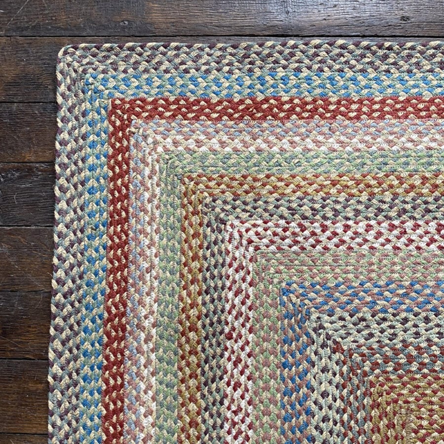 Braided Organic Jute Rug - Carnival