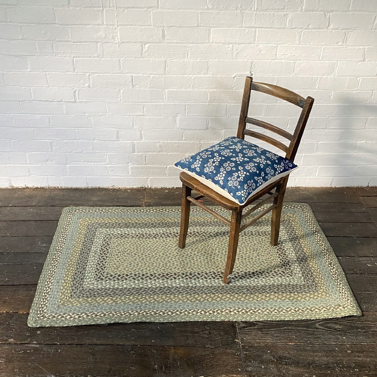 Braided Organic Jute Rug - Seaspray - Image 3