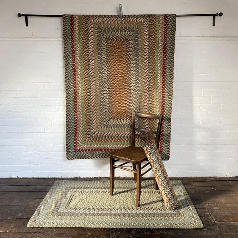 Braided Organic Jute Rug Seaspray - Image 2