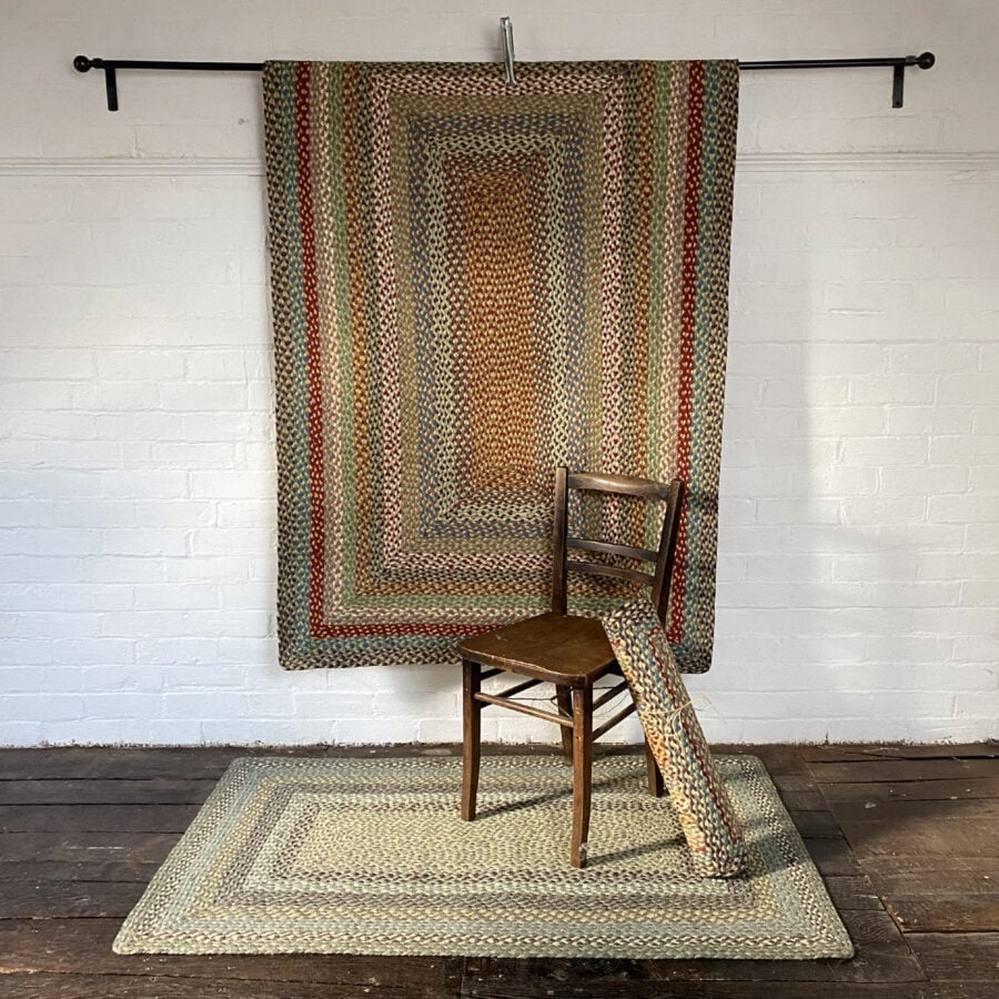 Braided Organic Jute Rug - Carnival - Image 2