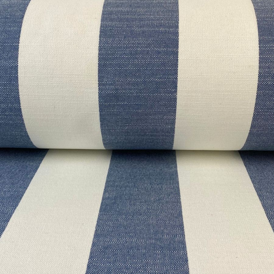 Blue Striped Fabric