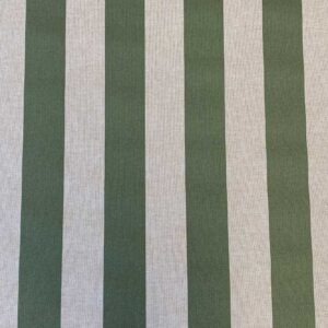 Broad Stripe - Fern Green on Natural - Image 2