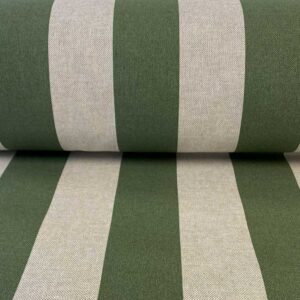 Broad Stripe - Fern Green on Natural - Image 3