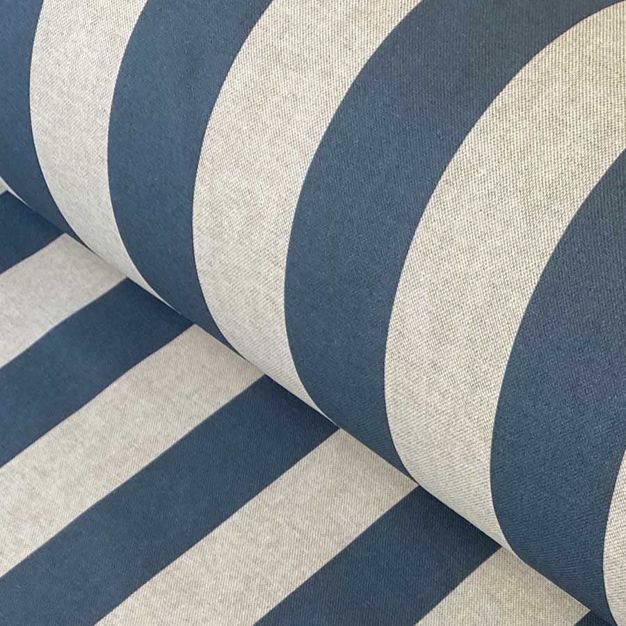 Broad Stripe - Indigo on Natural