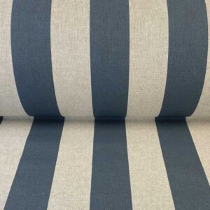 Broad Stripe - Indigo on Natural - Image 3