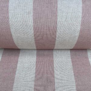 Broad Stripe - Pink on Natural - Image 3