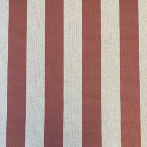 Broad Stripe - Strawberry Red on Natural - Image 2