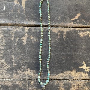 African Turquoise and Silver Necklace CDLT 11/24 - Image 4