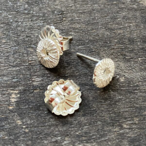 Silver Disc Earrings CDLT /19 - Image 2