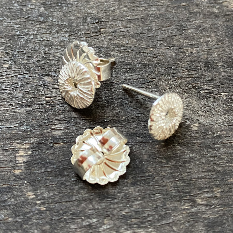 Silver Disc Earrings CDLT /19 - Image 2