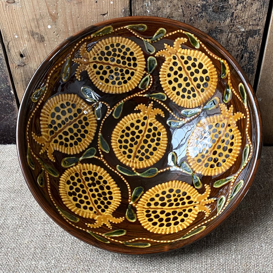 Carole Glover - Pomegranate Bowl Shallow - Image 1
