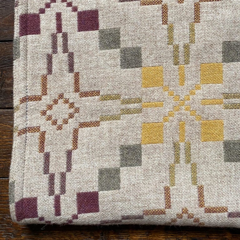 Vintage Star Welsh Single Blanket - Clay - Image 1