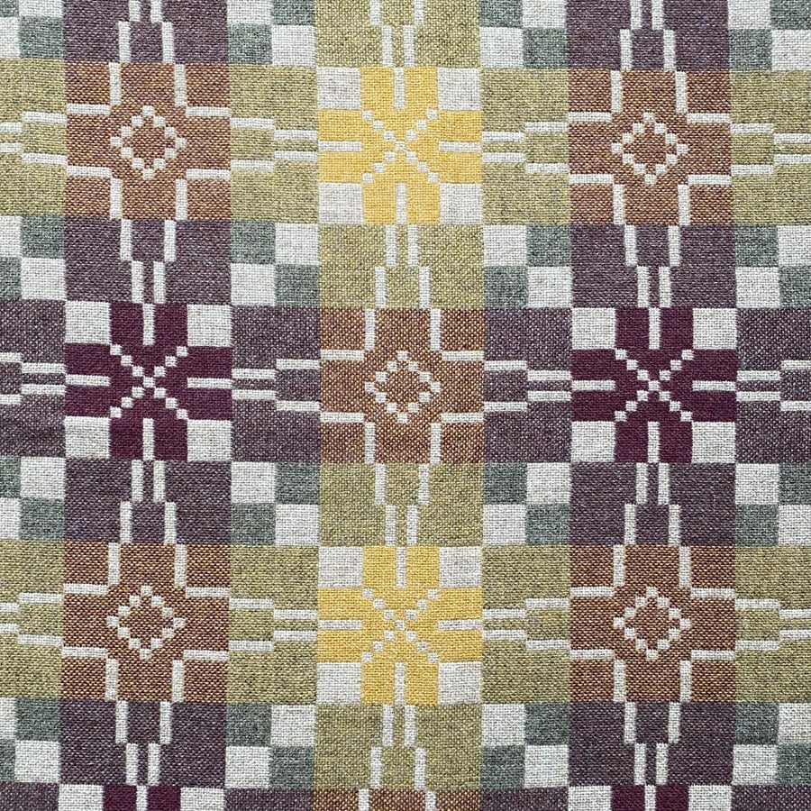 Vintage Star Welsh Throw - Clay - Image 2