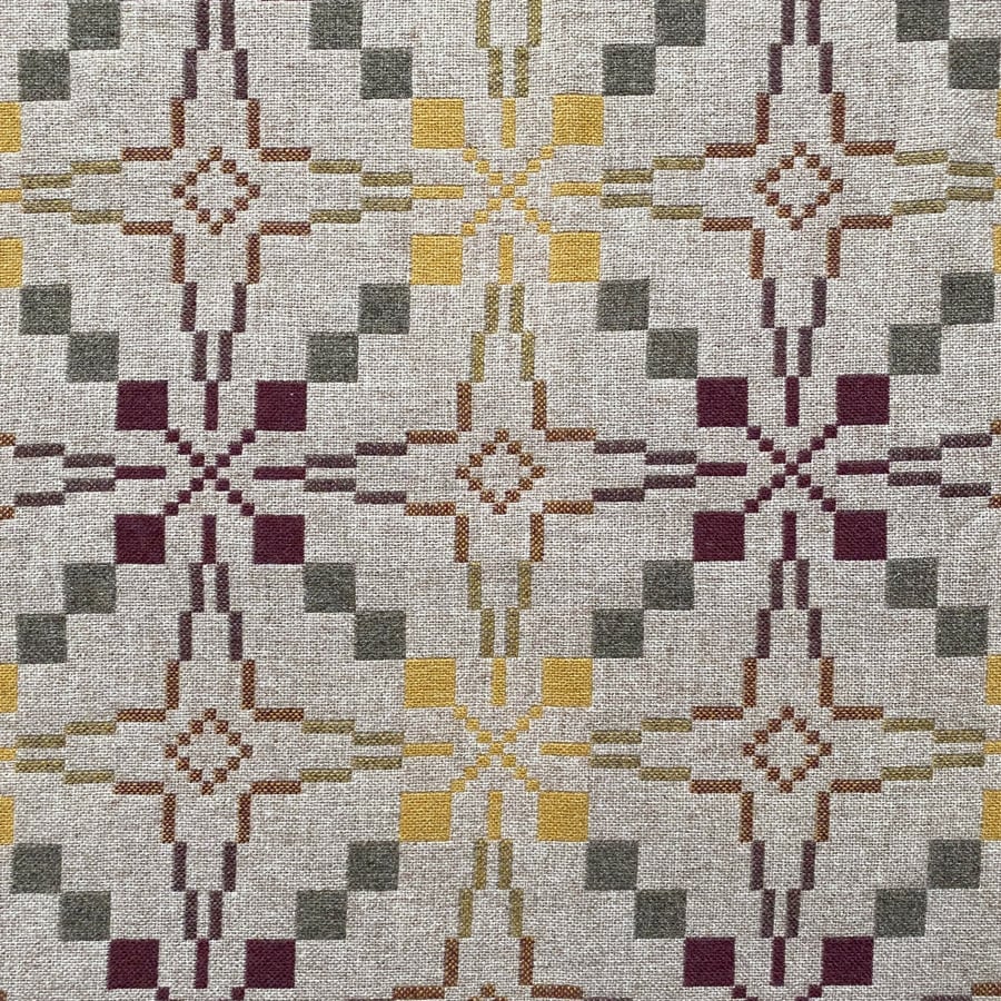 Vintage Star Welsh Throw - Clay - Image 3