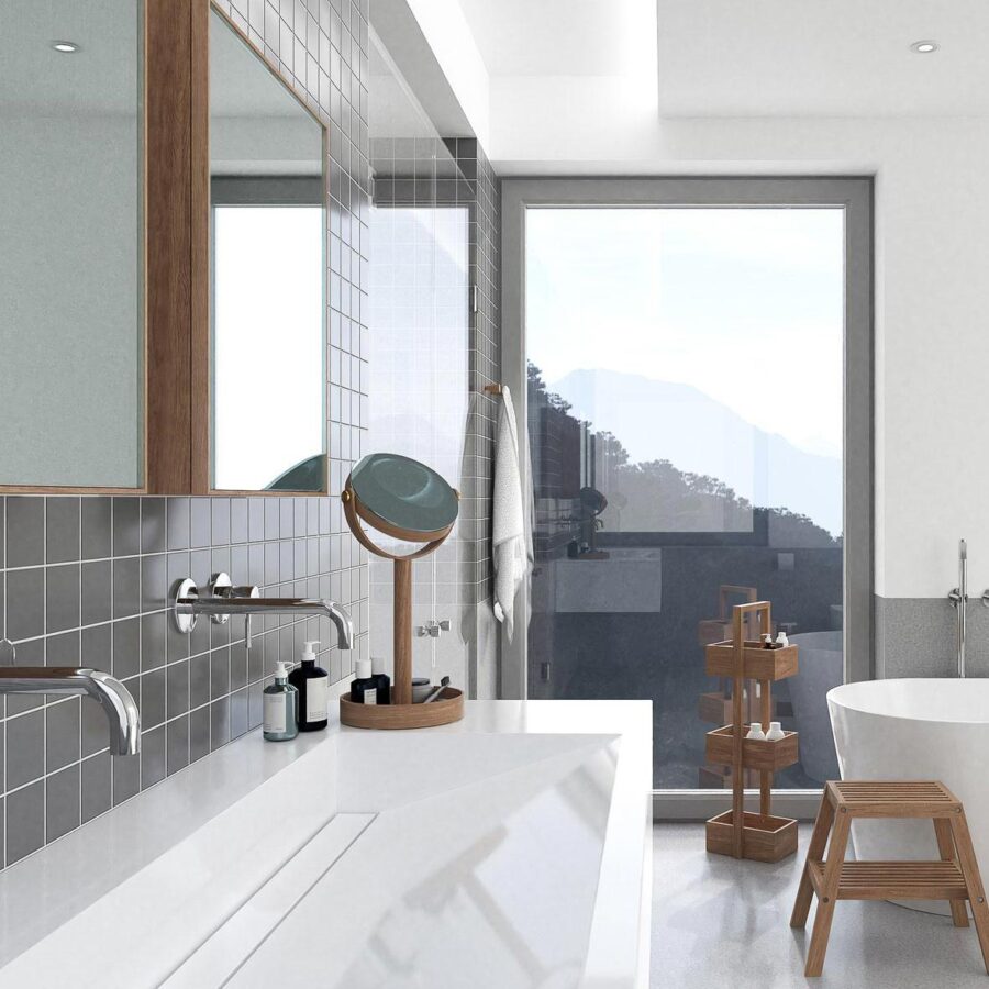 Oak Bathroom Cabinet - Image 4