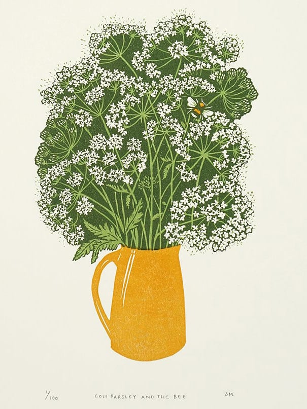 Cow Parsley and the Bee by Sophie Elm - Image 2