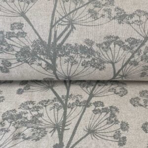 Cow Parsley Print - Duckegg Grey - Image 3