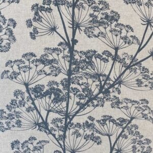 Cow Parsley Print - Indigo - Image 2