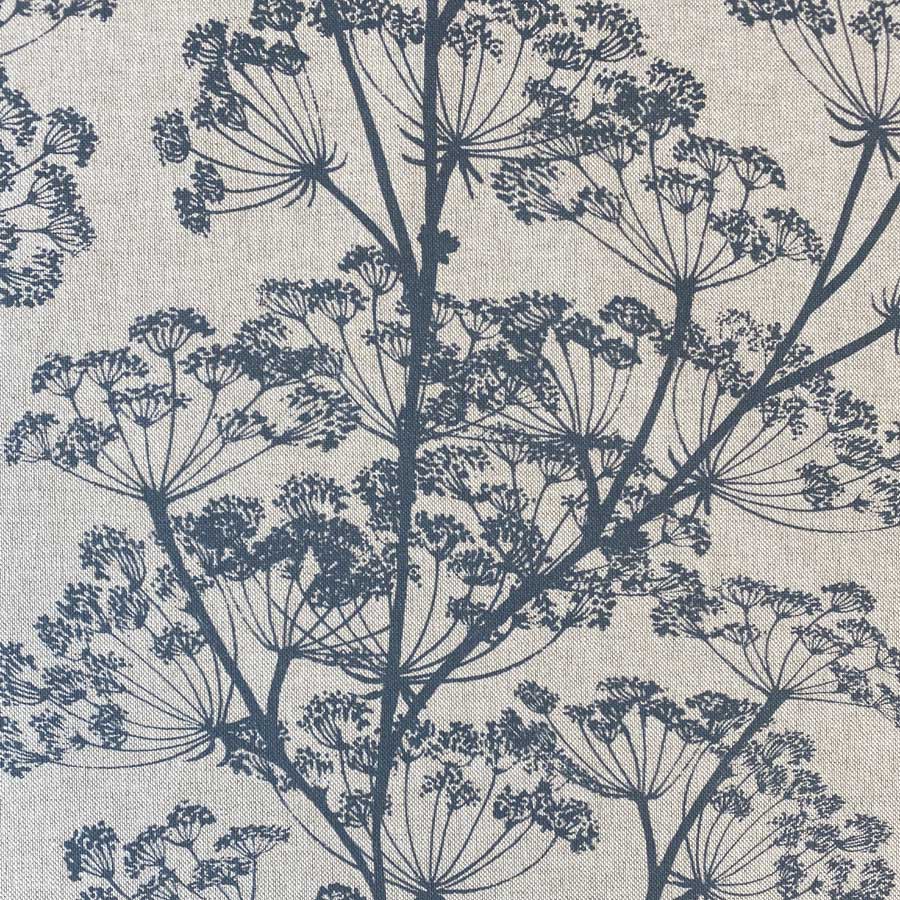Cow Parsley Print - Indigo - Image 2