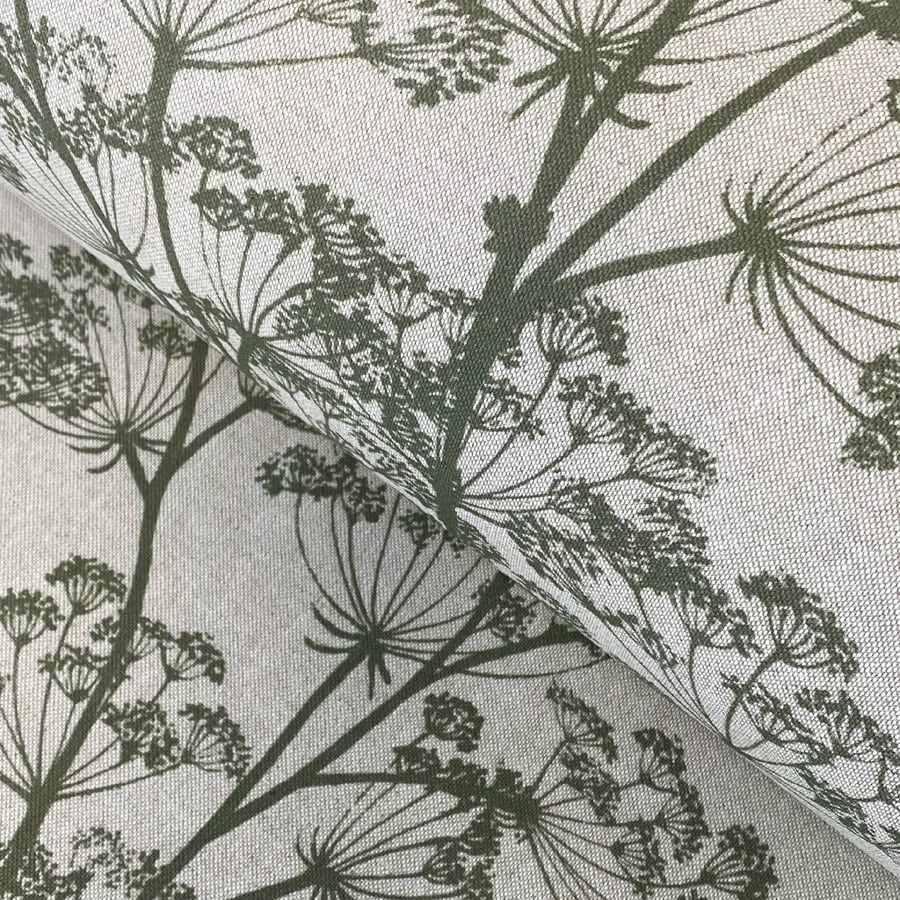 Cow Parsley Print - Moss Green