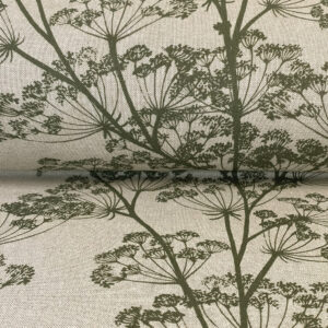 Cow Parsley Print - Moss Green - Image 3