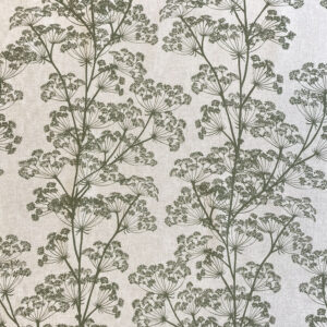 Cow Parsley Print - Moss Green - Image 4