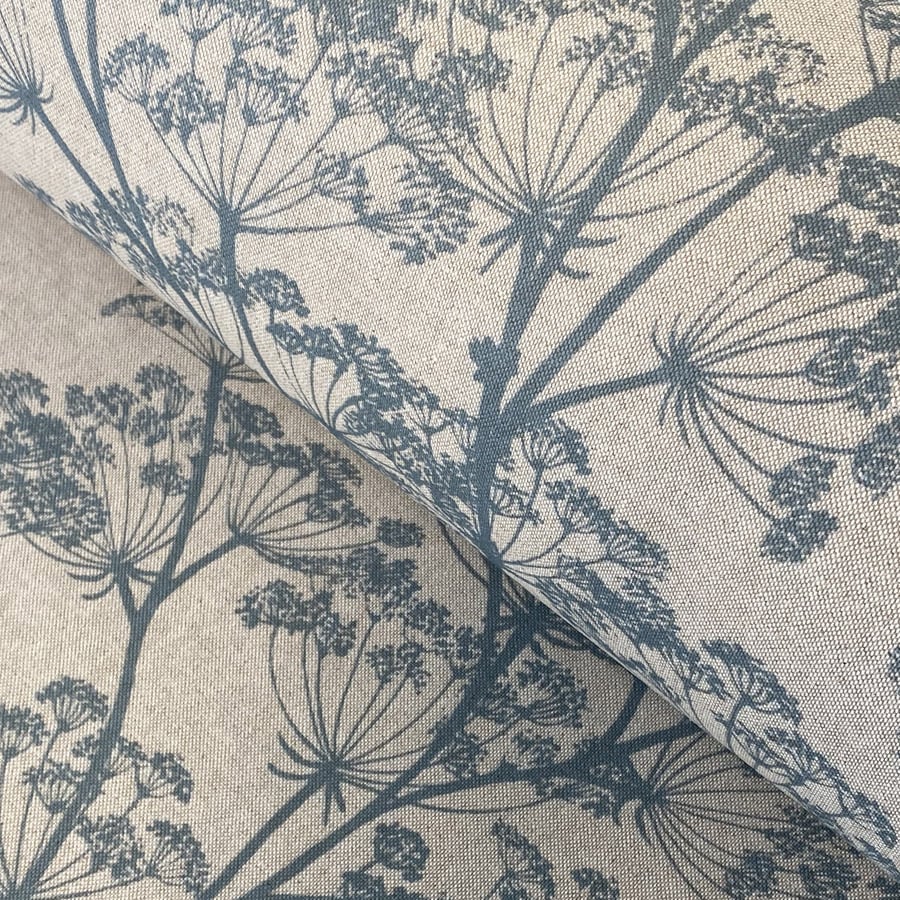 Cow Parsley Print - Mineral Blue