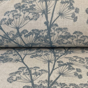 Cow Parsley Print - Mineral Blue - Image 3