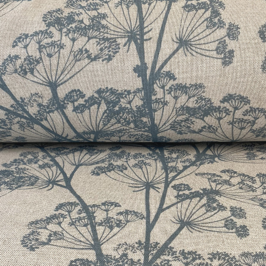 Cow Parsley Print - Mineral Blue - Image 3